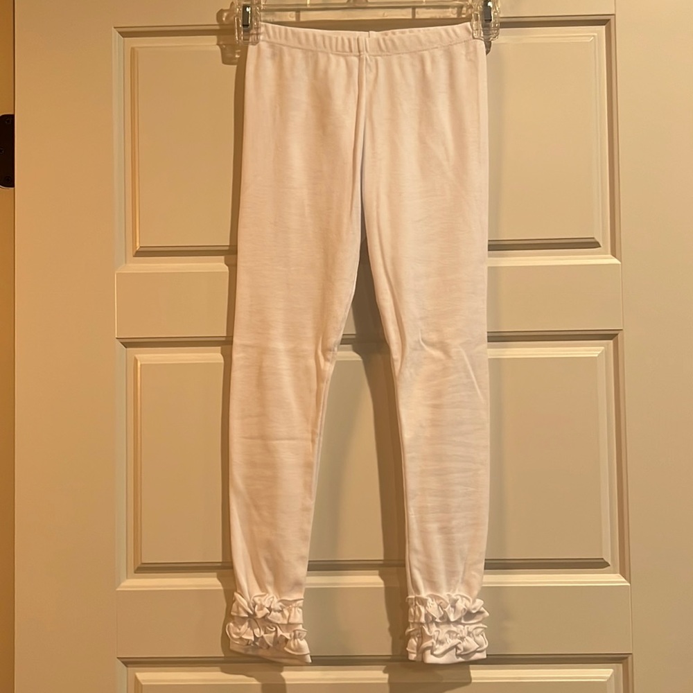 City Threads - Girls Ruffle Leggings - Size 7